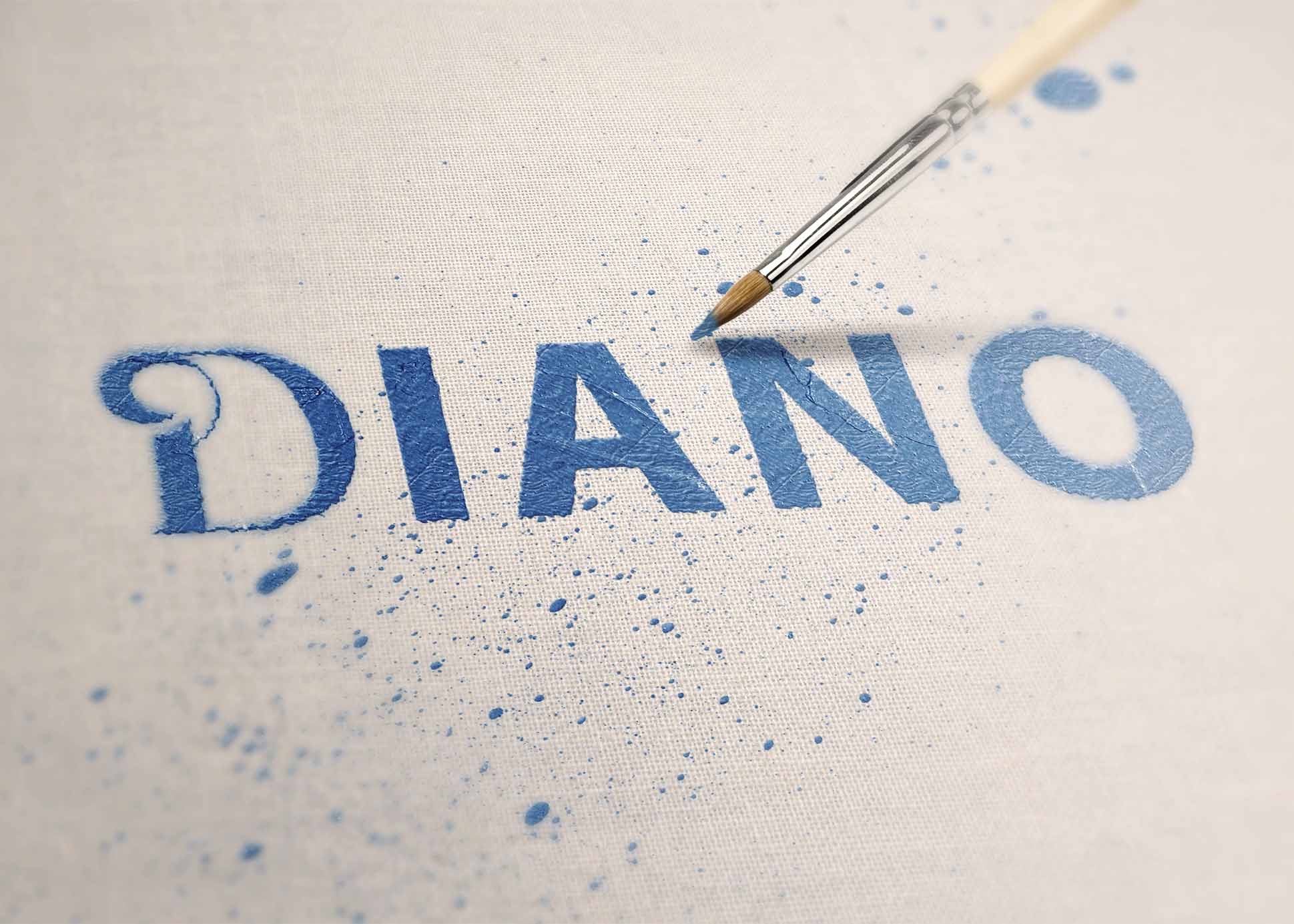 Free Water Color Logo Mockup