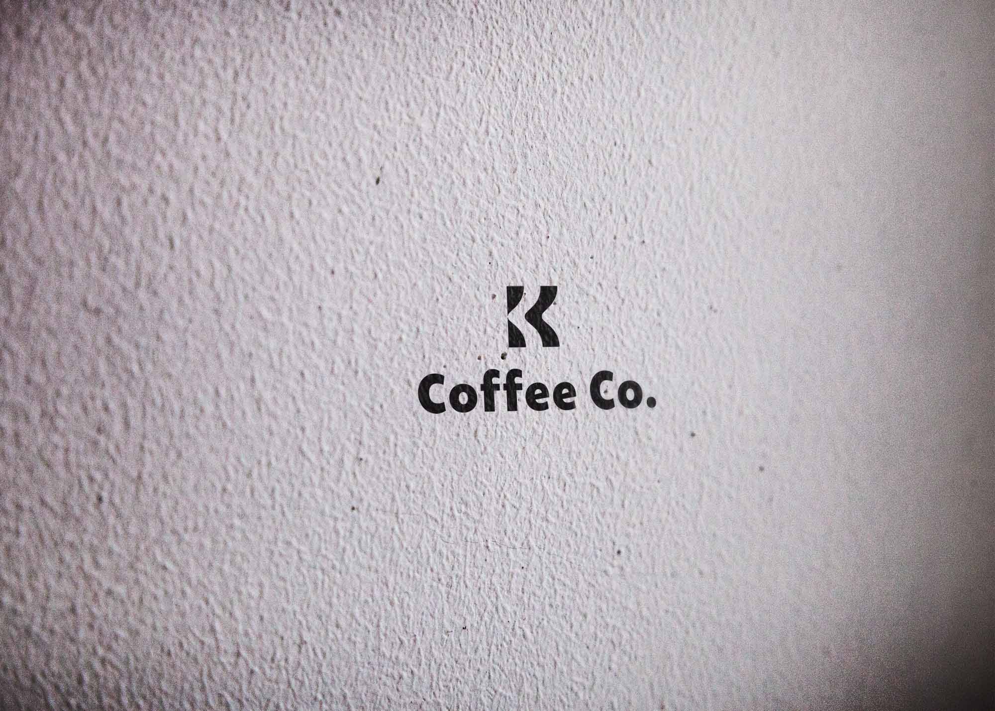 Free White Wall Logo Mockup Download