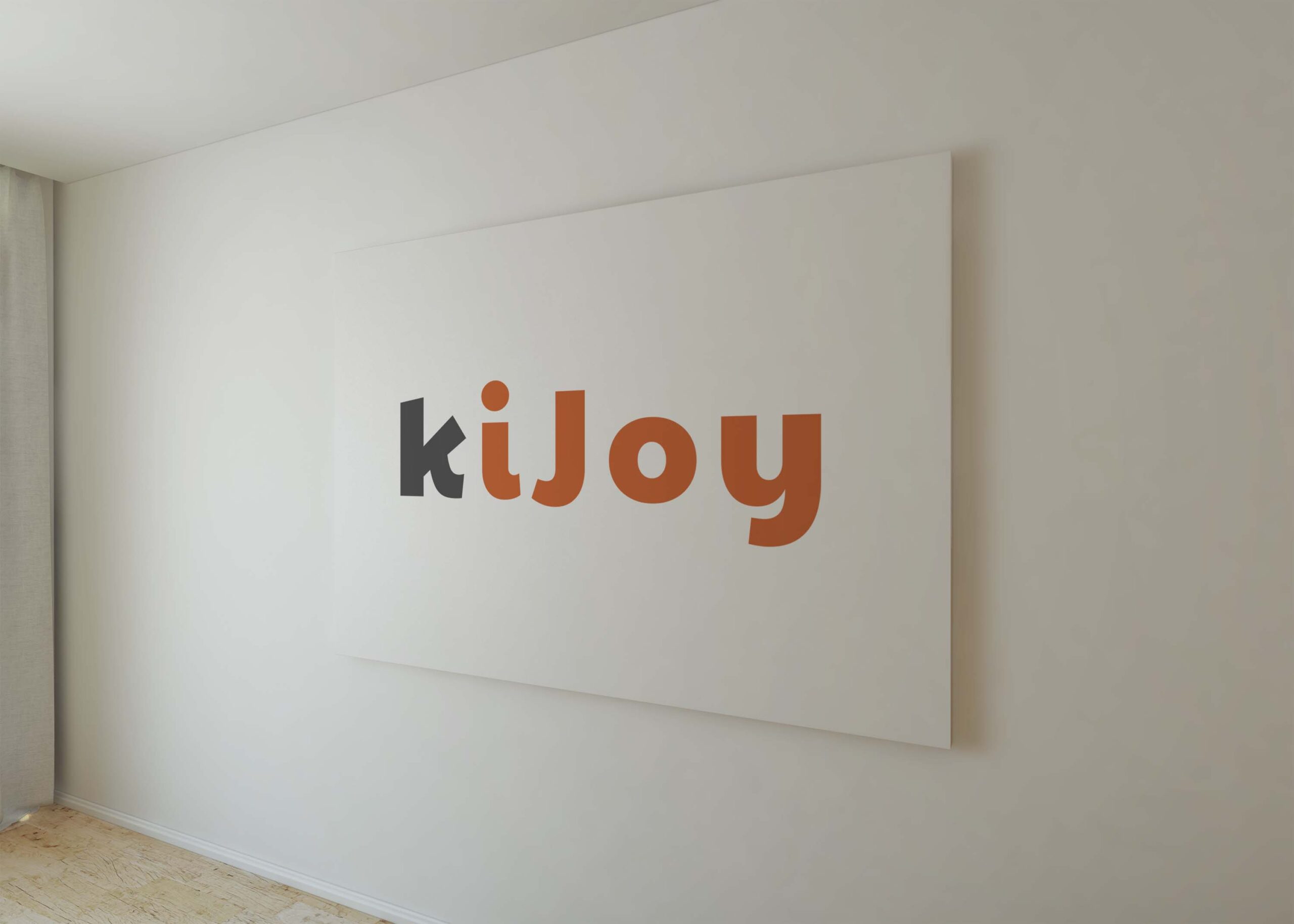 Free White Wall Sheet Logo Mockup