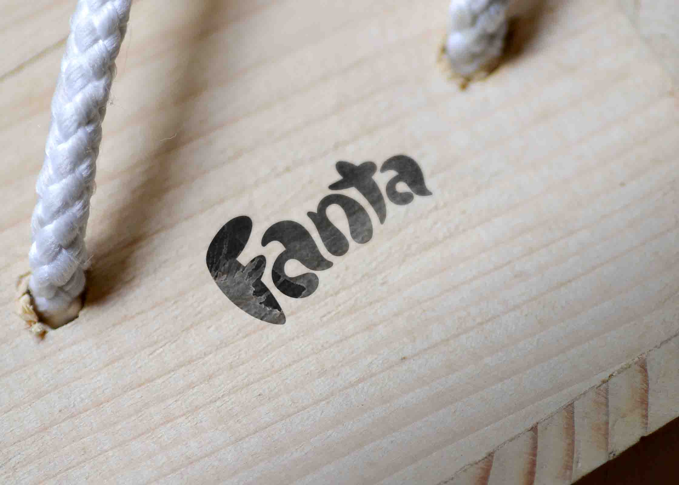 Free Wood Box Logo Mockup