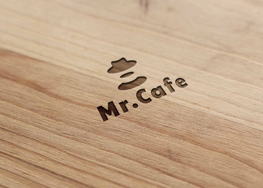 Free Wood Clean Logo Mockup