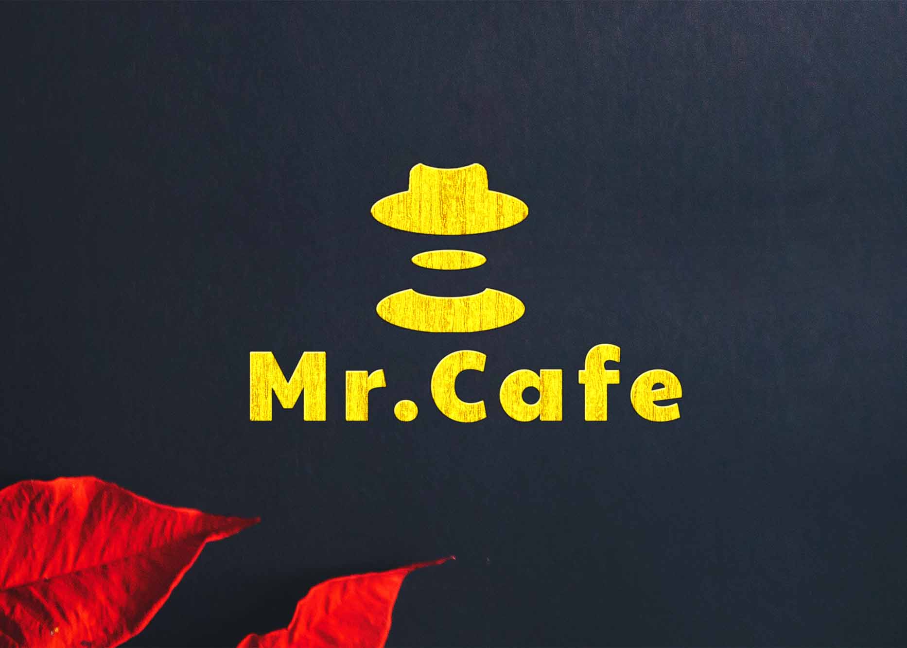 Free Yellow Effect Logo Mockup