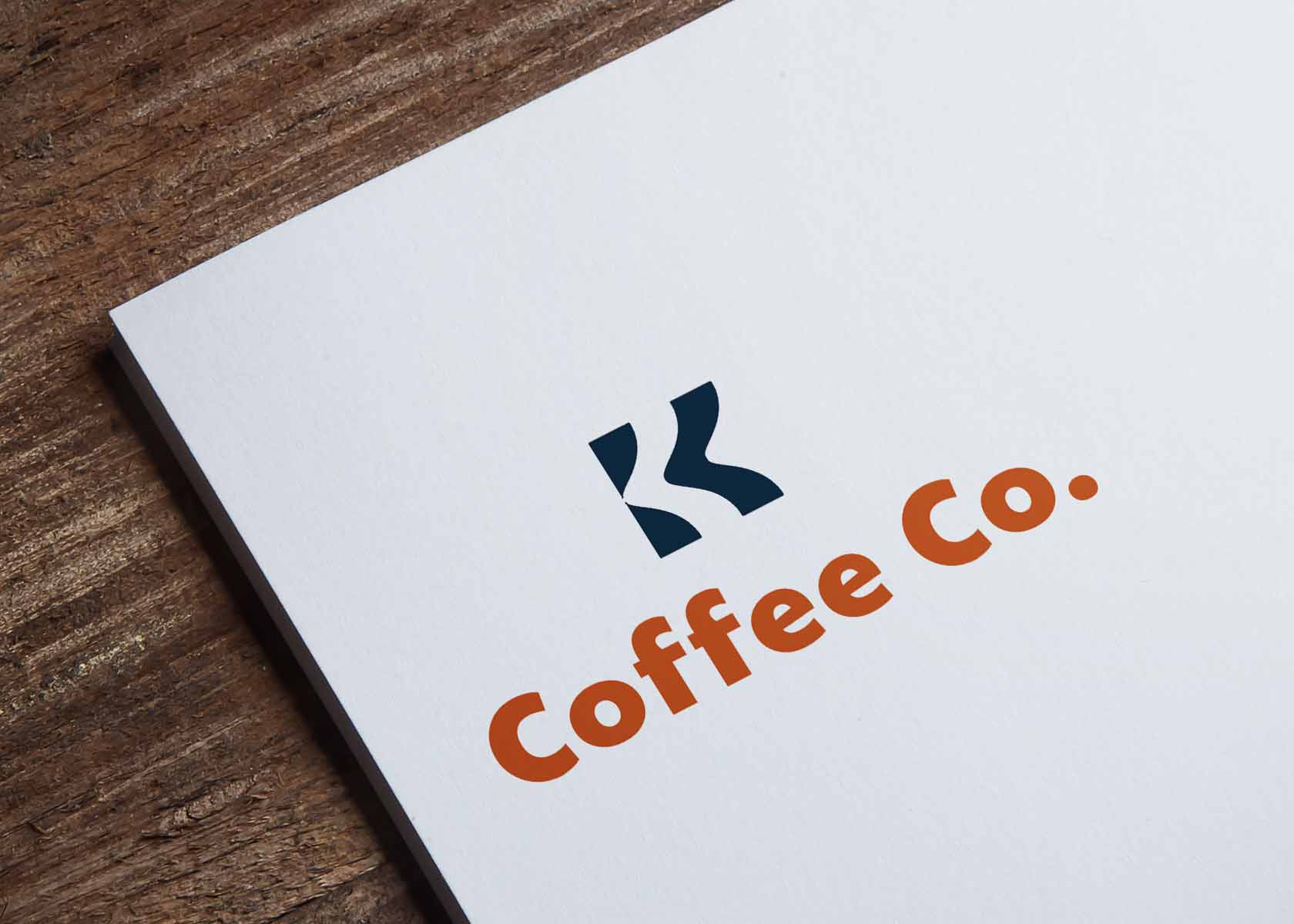 Free emboss Paper Logo Mockup