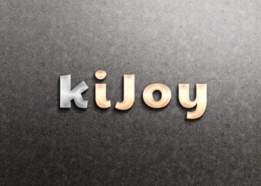 Kinjoy 3D Logo Mockup