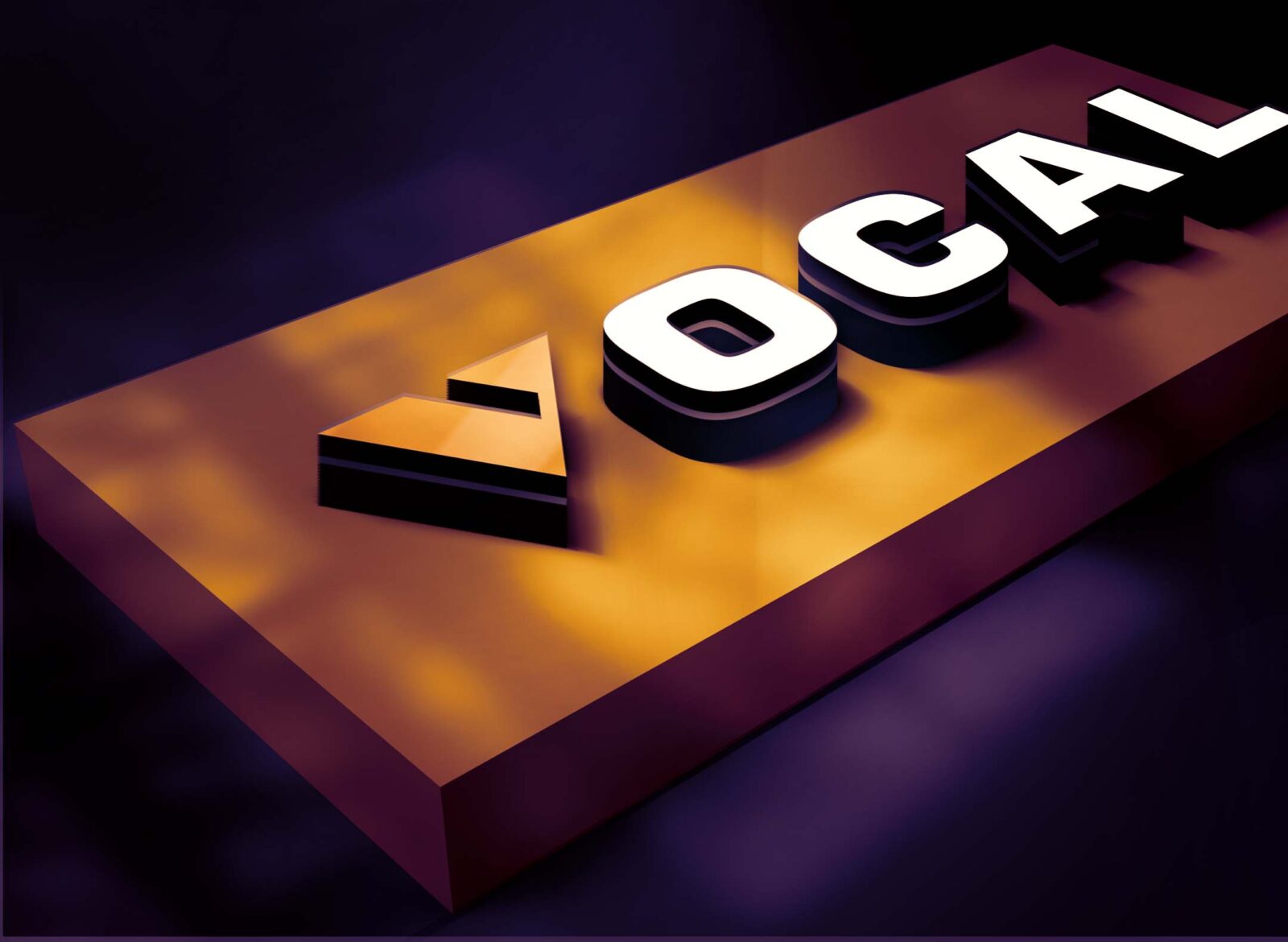 Light 3D Logo Mockup