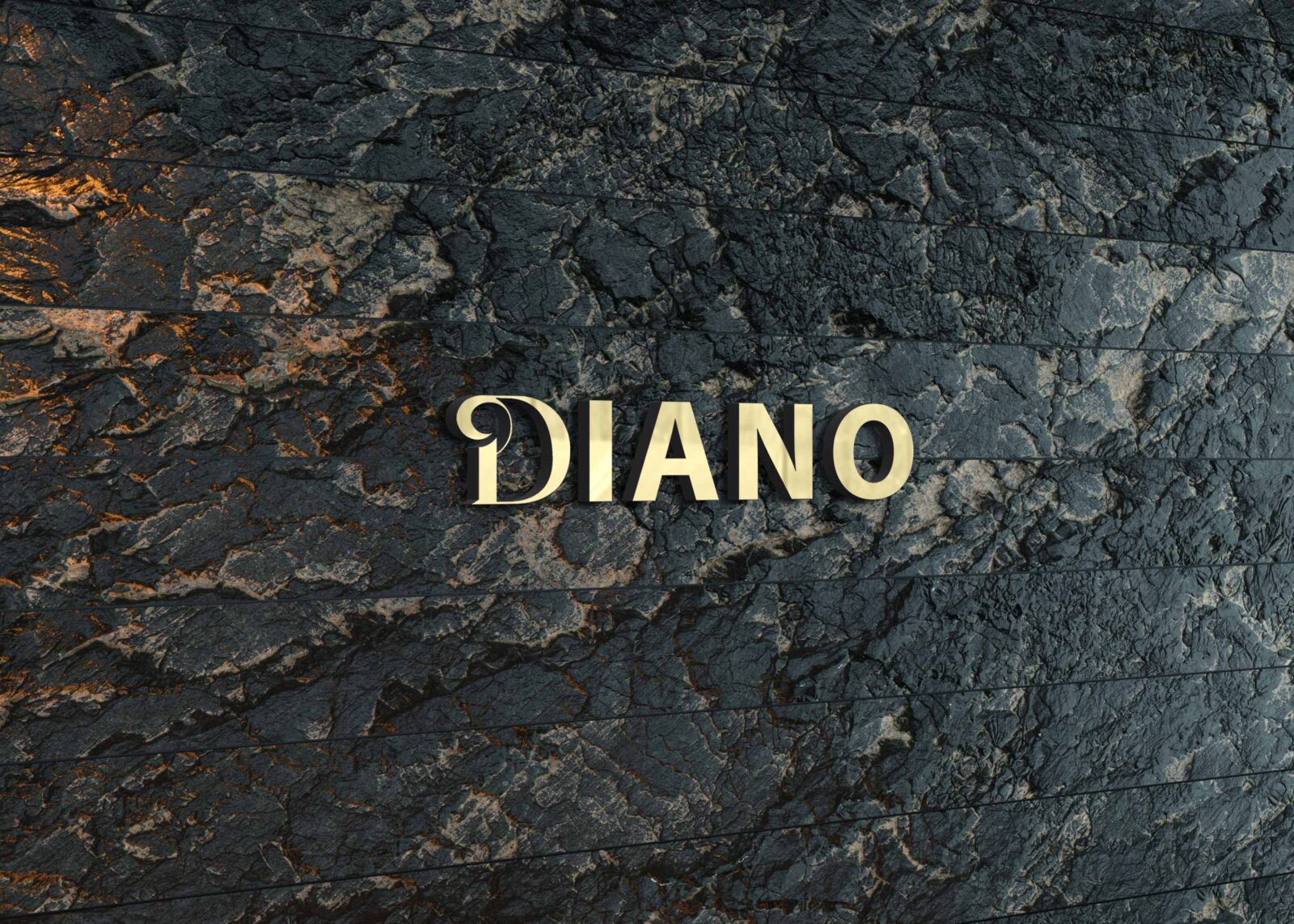 Modern Simple 3D Logo Mockup