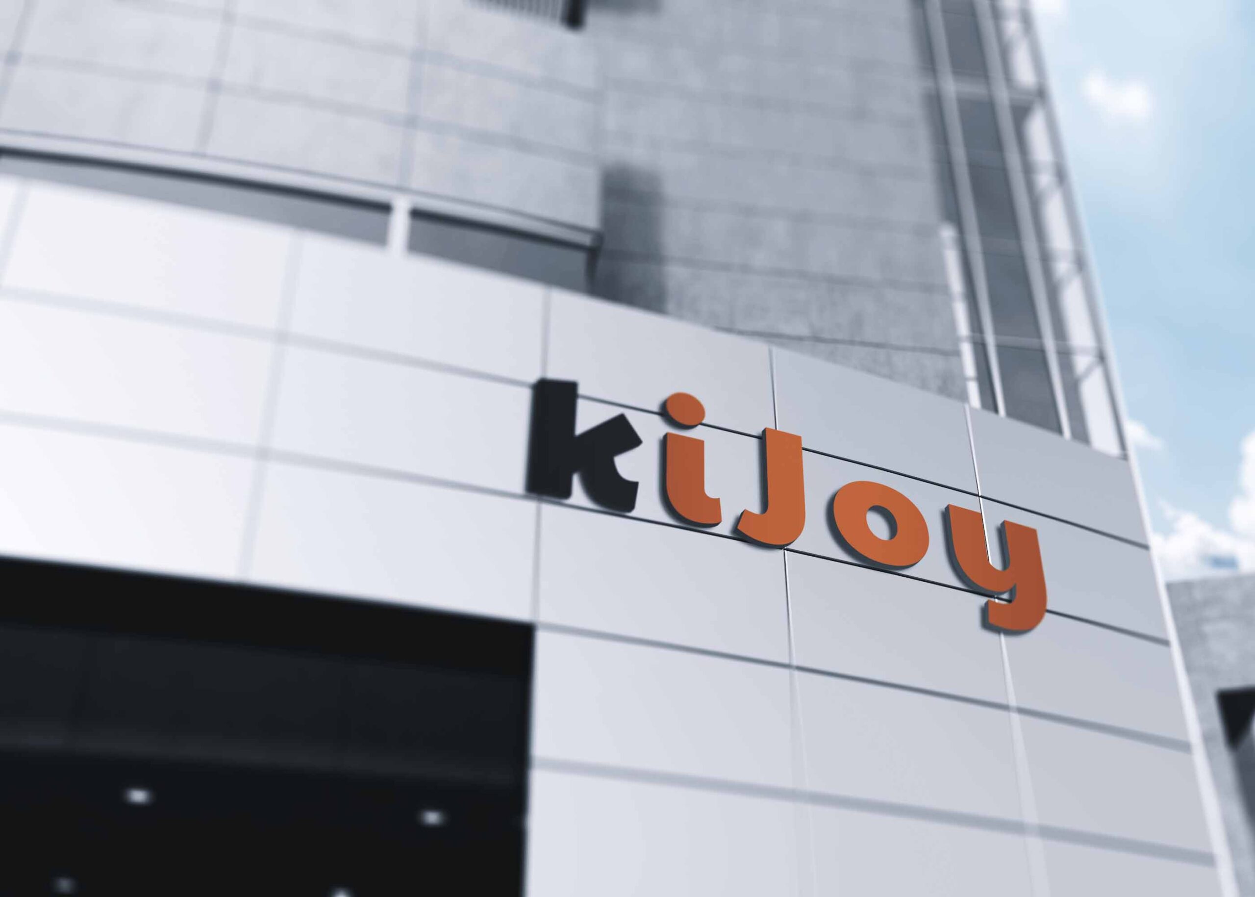 New Building 3D Logo Mockup