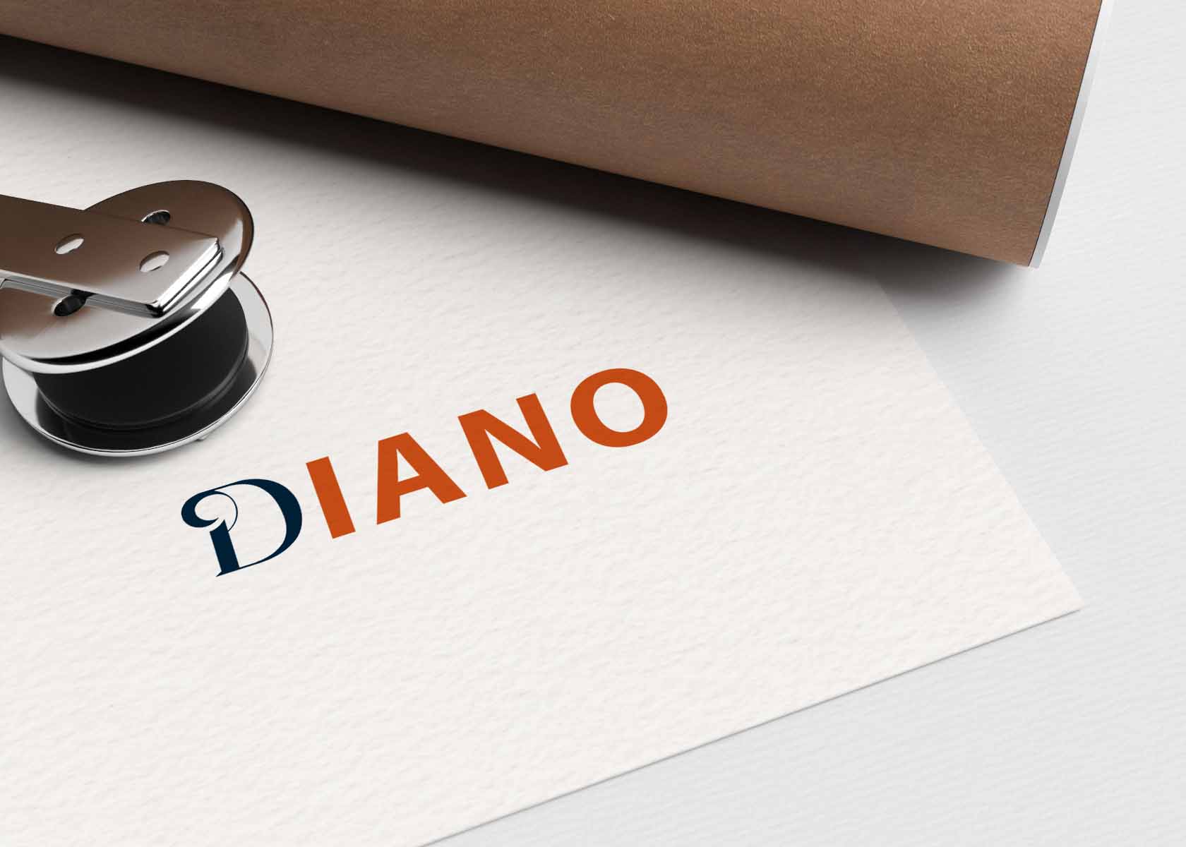 Paper Press Logo Mockup