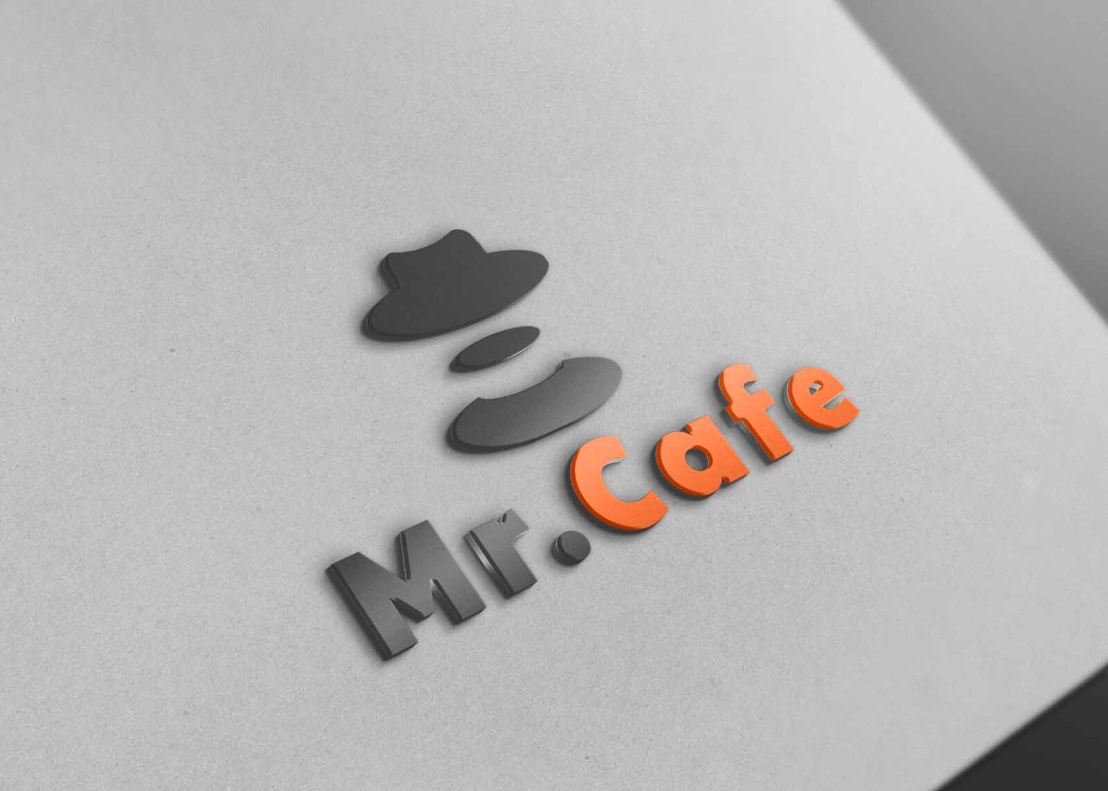 Realistic 3D Logo Mockup