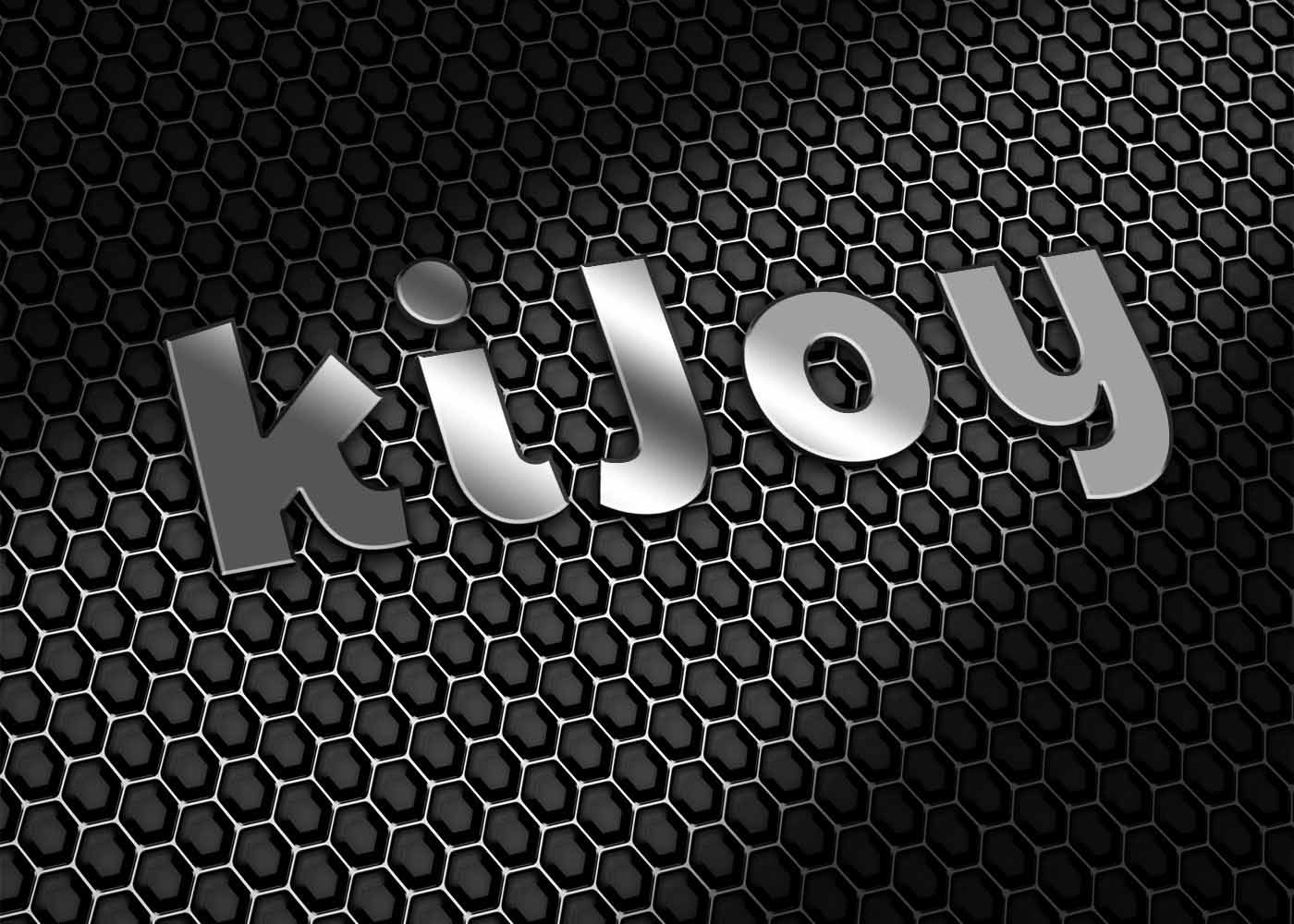 Silver 3D PSD Logo Mockup