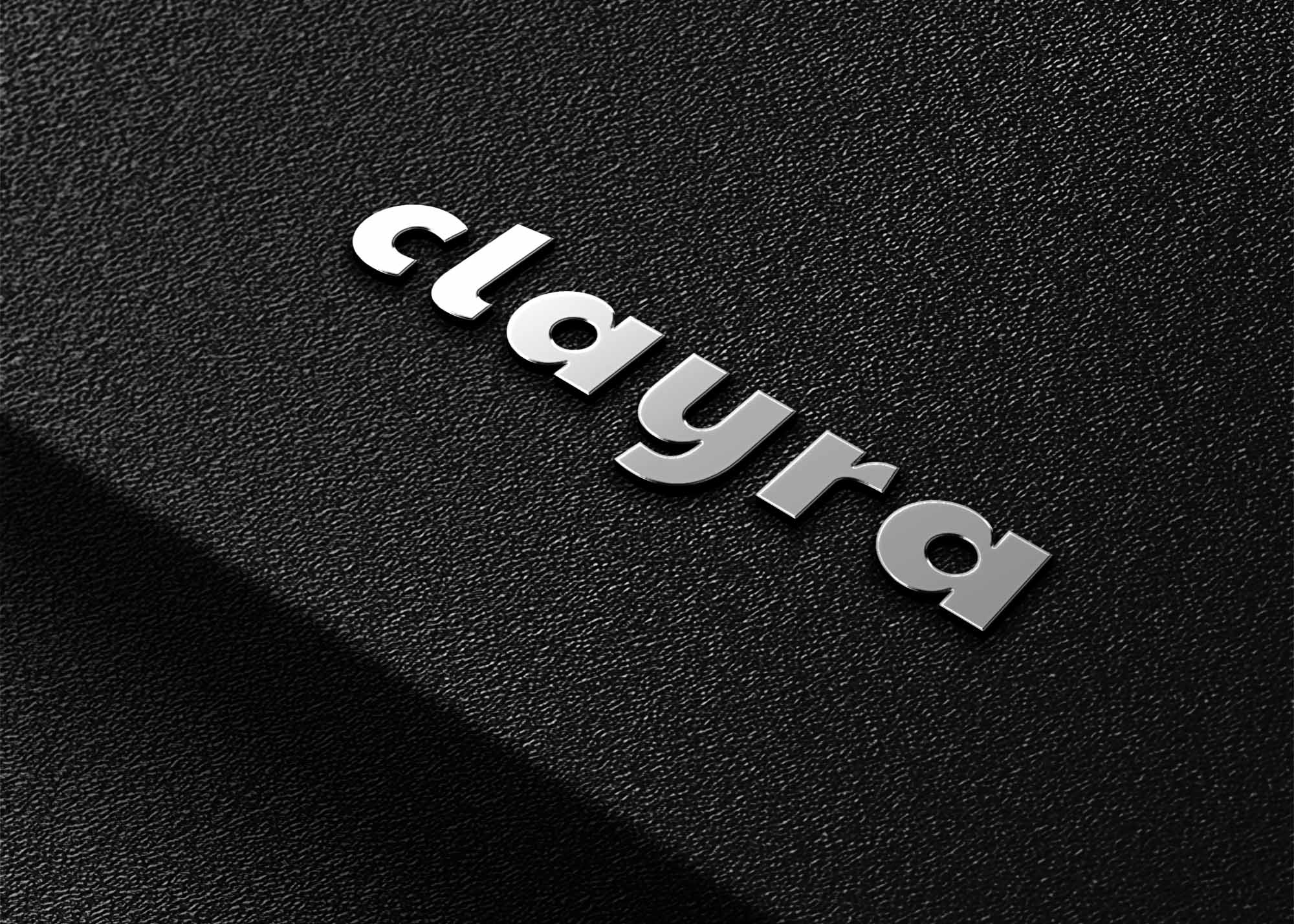 Silver City 3D Logo Mockup