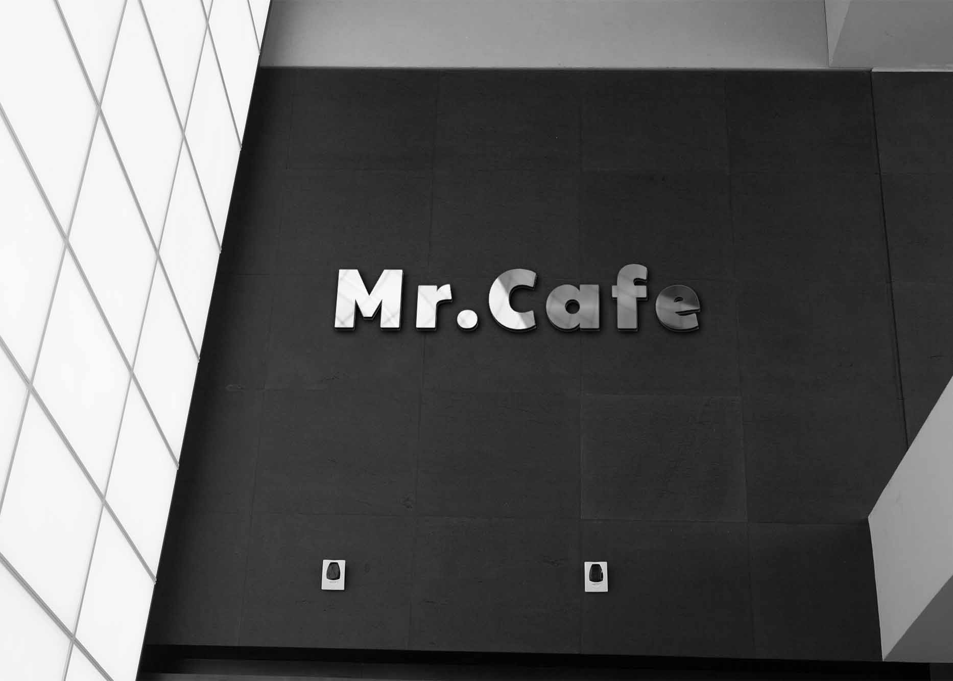 Silver Realistic 3D Logo PSD Mockup