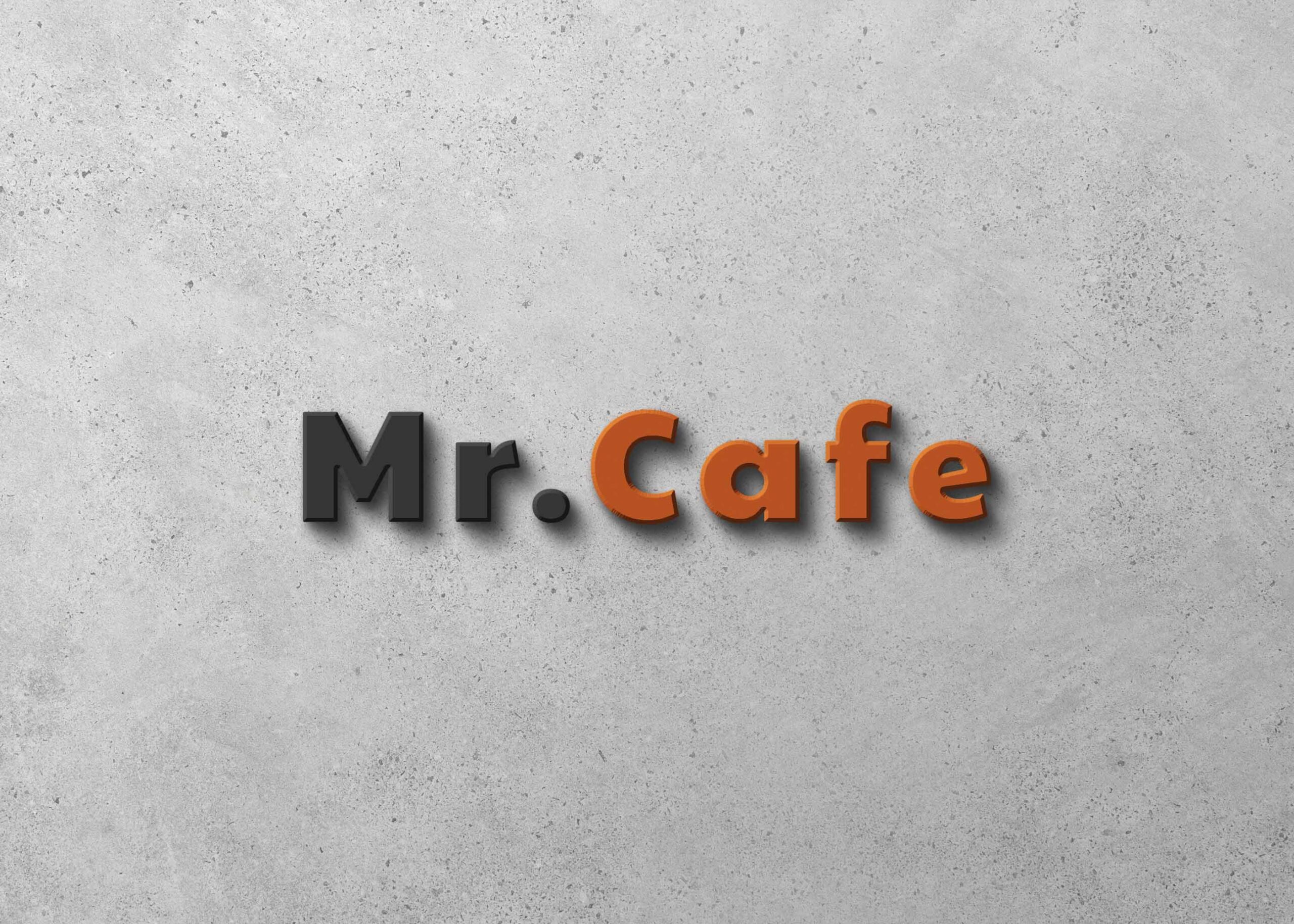 Wall House 3D Logo Mockup