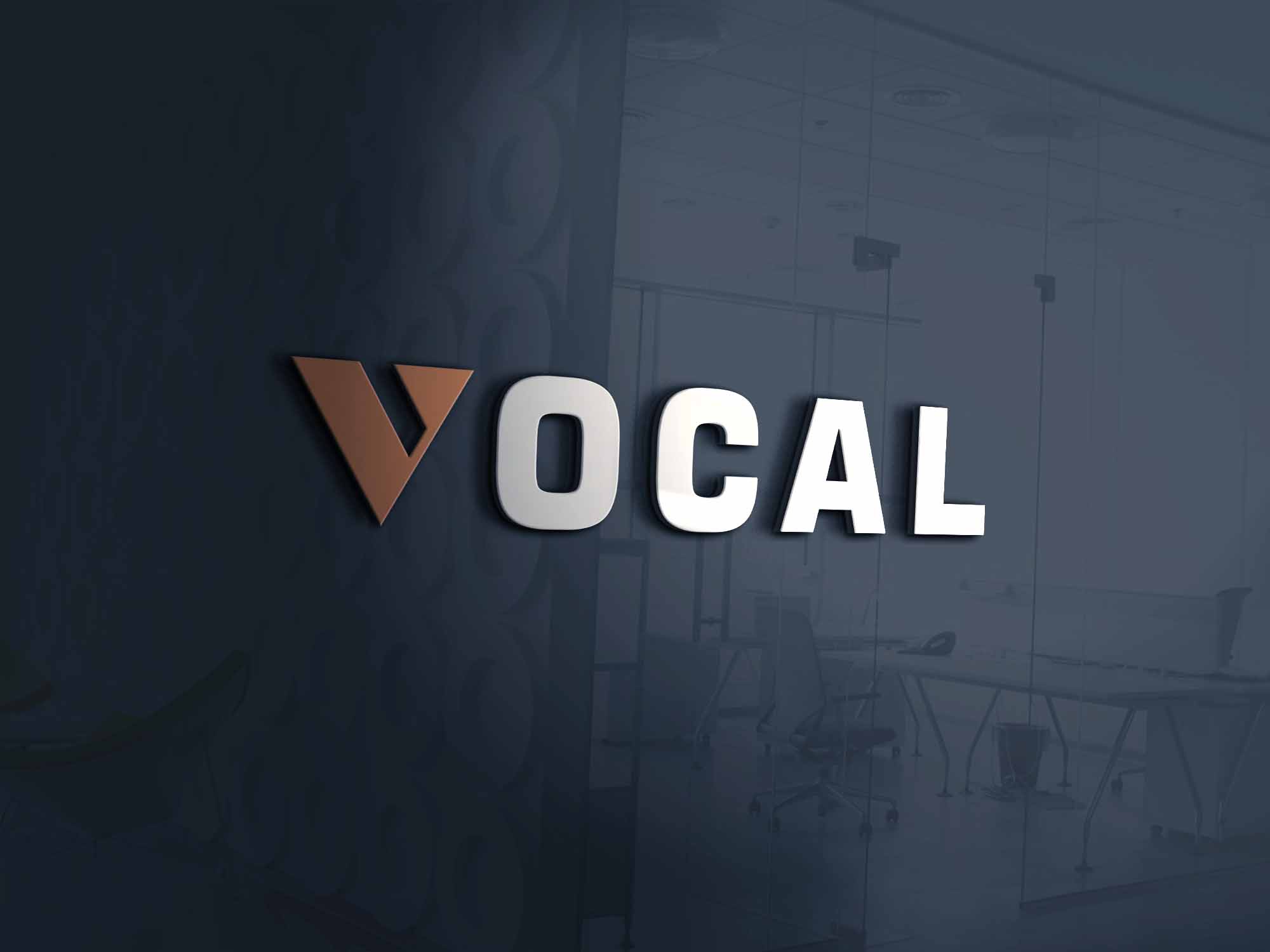 New 3D Logo Mockup Free Download