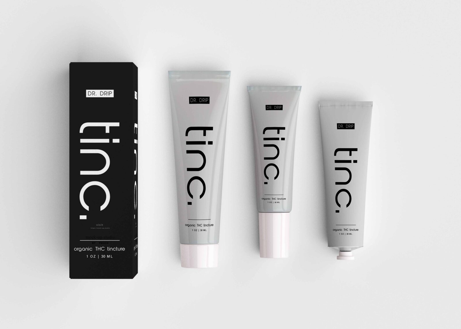 Free Tubes Packaging PSD Mockup