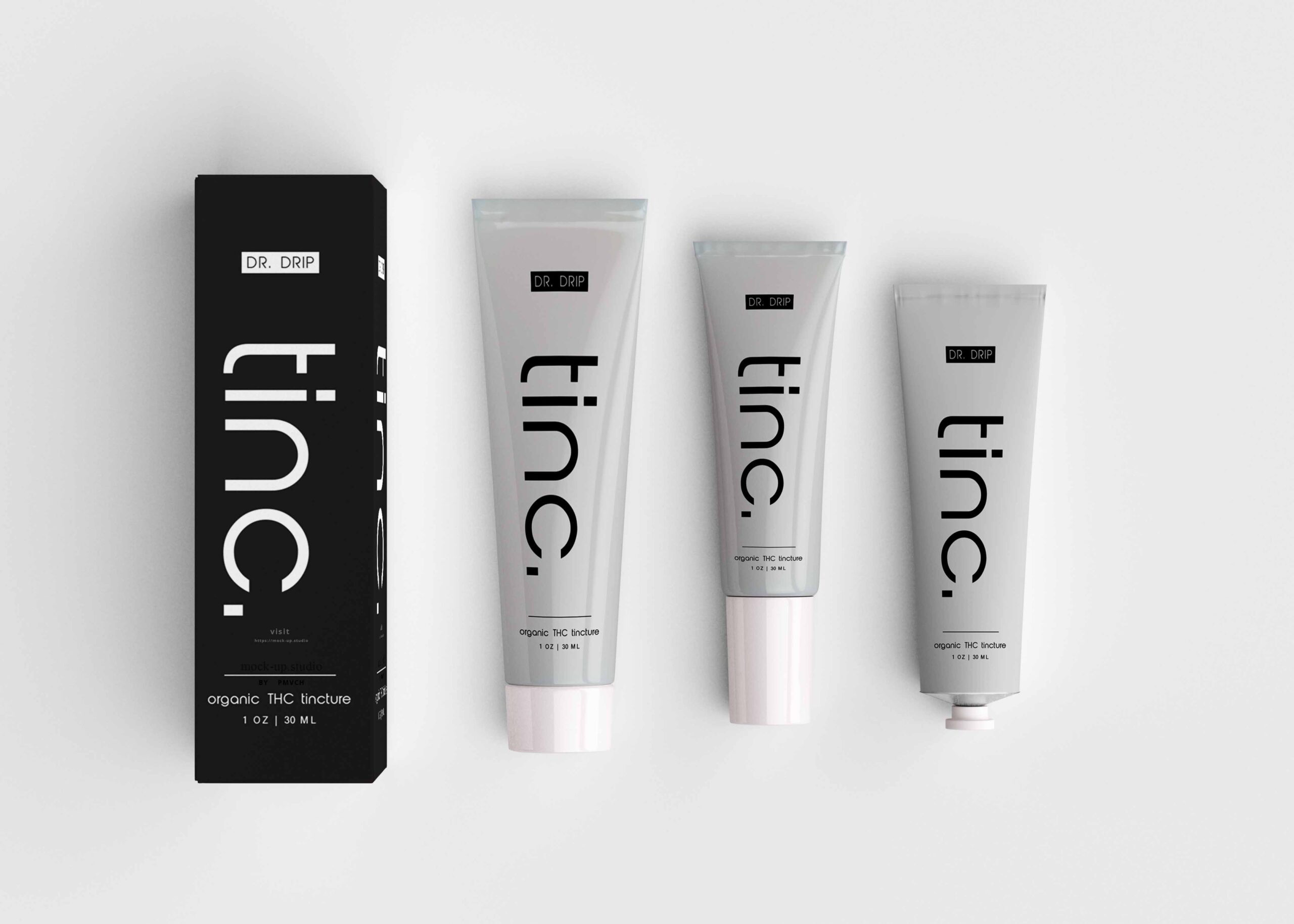 Free Tubes Packaging PSD Mockup