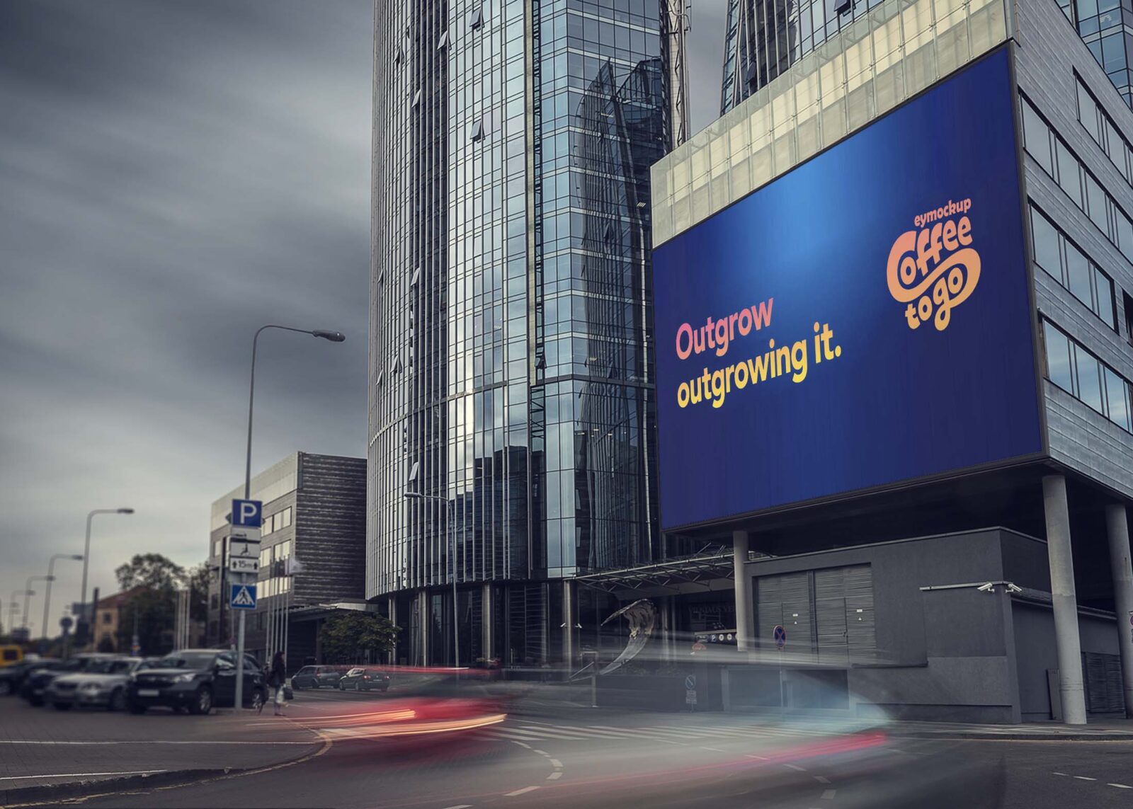Free Airport Billboard Mockup By Eymockup