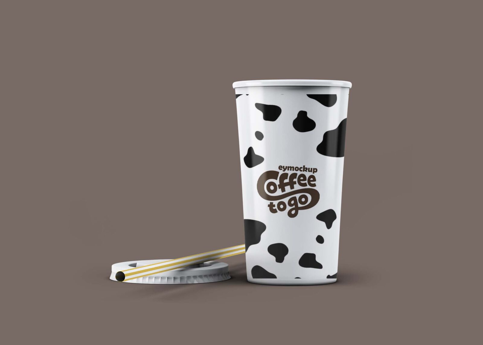Free Coffee Paper Cup Mockup