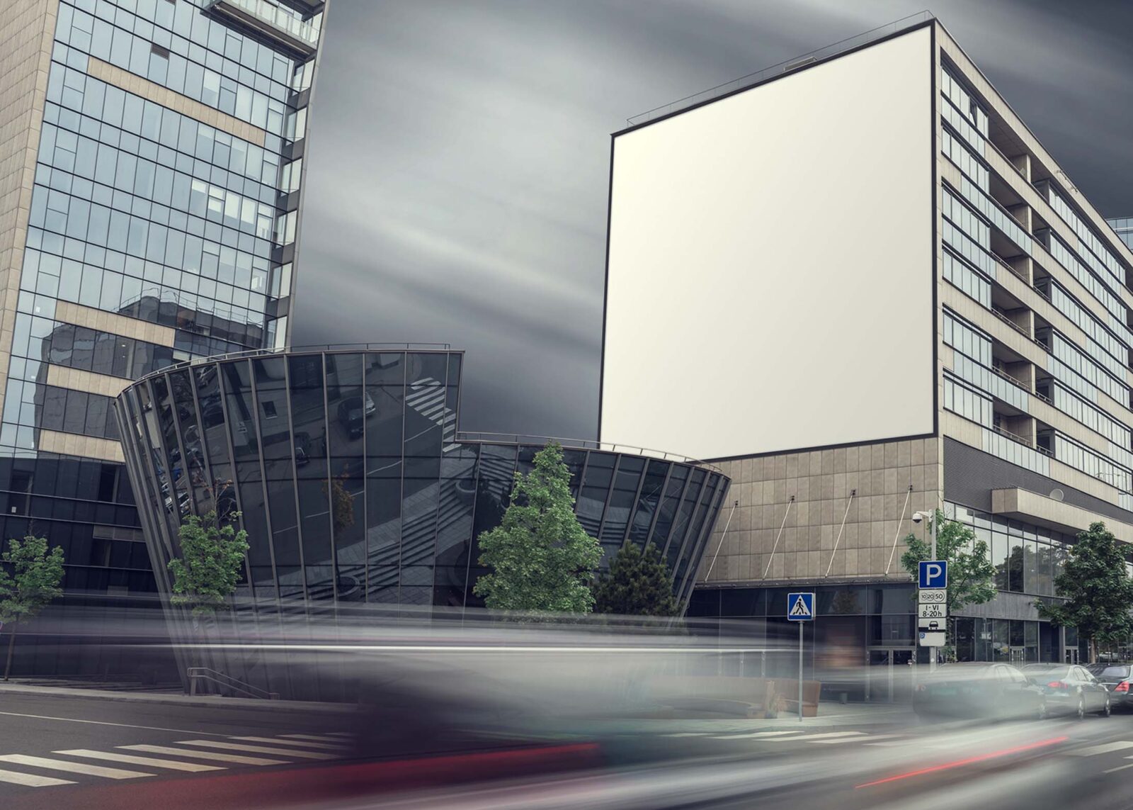 Free Digital Billboard Mockup By Eymockup