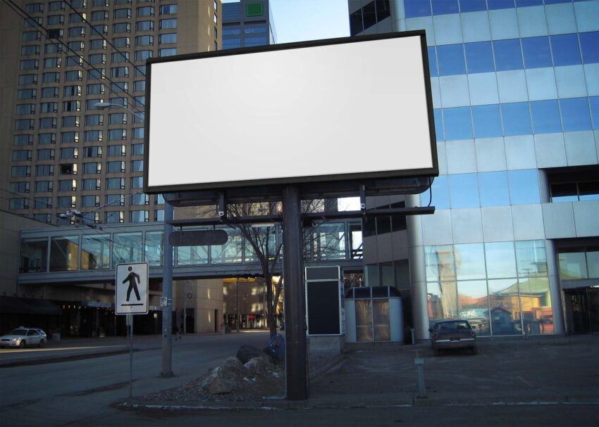 Free Eassy Pizza Billboard Mockup