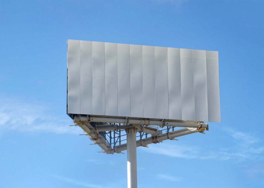 Free Front Drink Billboard Mockup