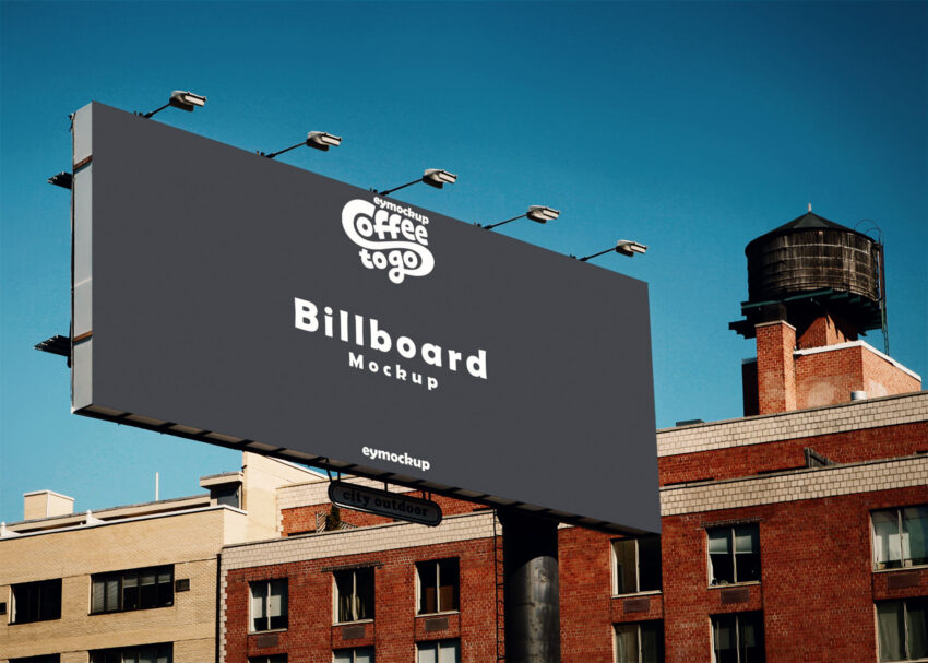 Free Interactive Billboard Mockup By Eymockup