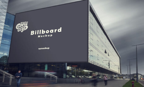 Free Movie Mall Billboard Mockup By Eymockup