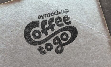 Free Old Paper Logo Mockup