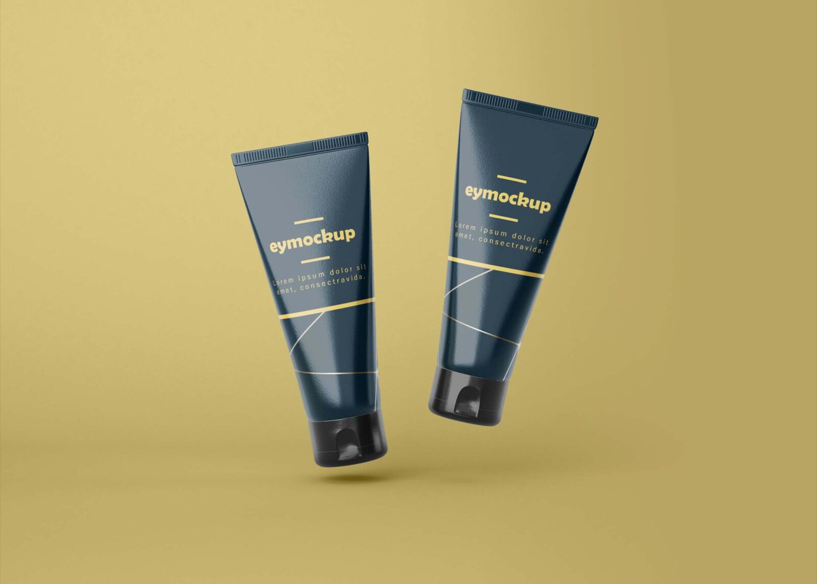 Free Beauty Cosmetic Tube Mockup PSD