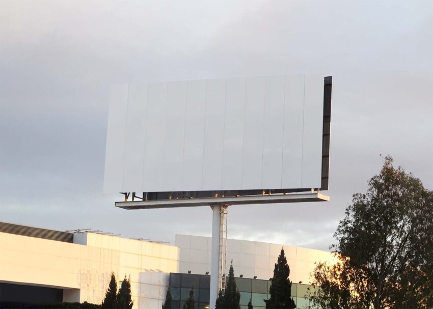 Free Pink Croc Billboard Mockup