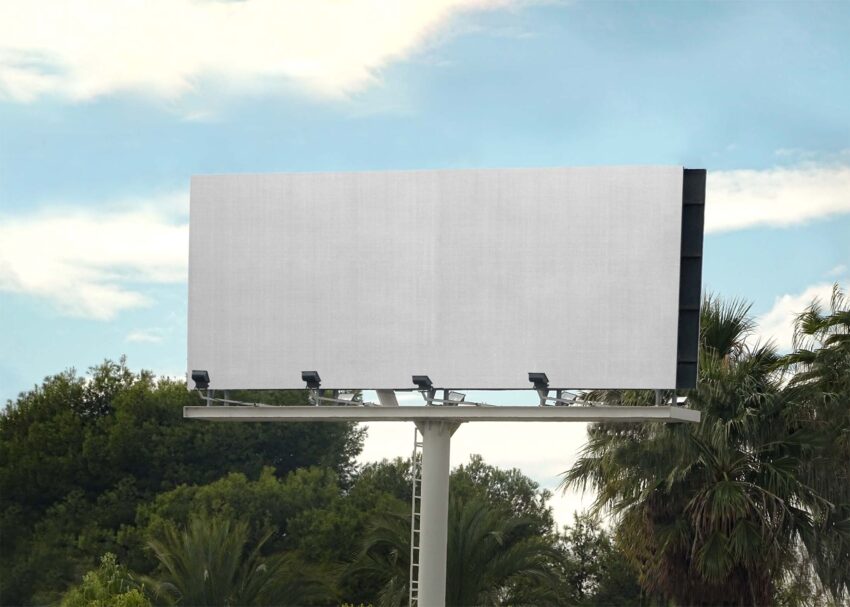 Free Vegee Billboard Mockup