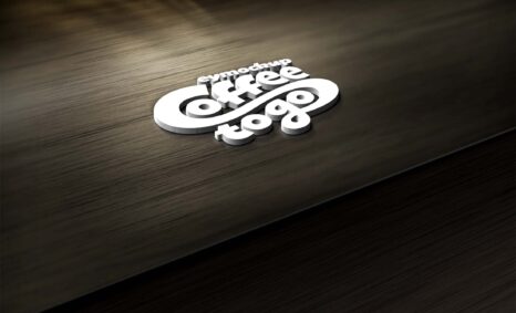 Free Wood Ply Sheet Logo Mockup