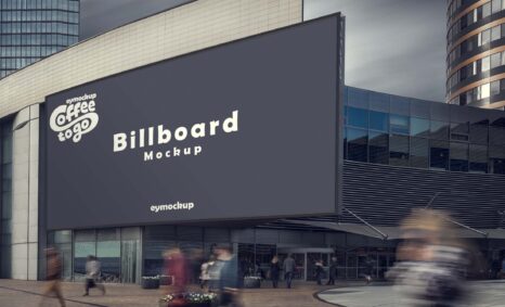Free ad Billboard Mockup By Eymockup
