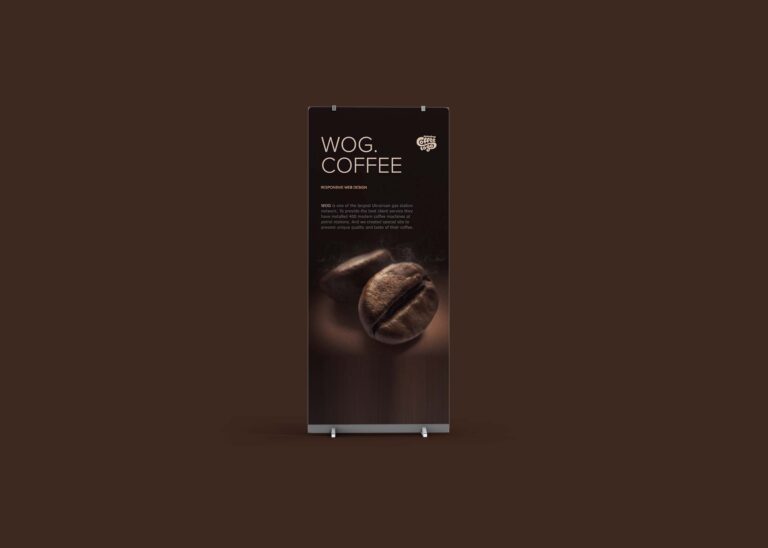 Free Advertisement Roll up Banner Mockup