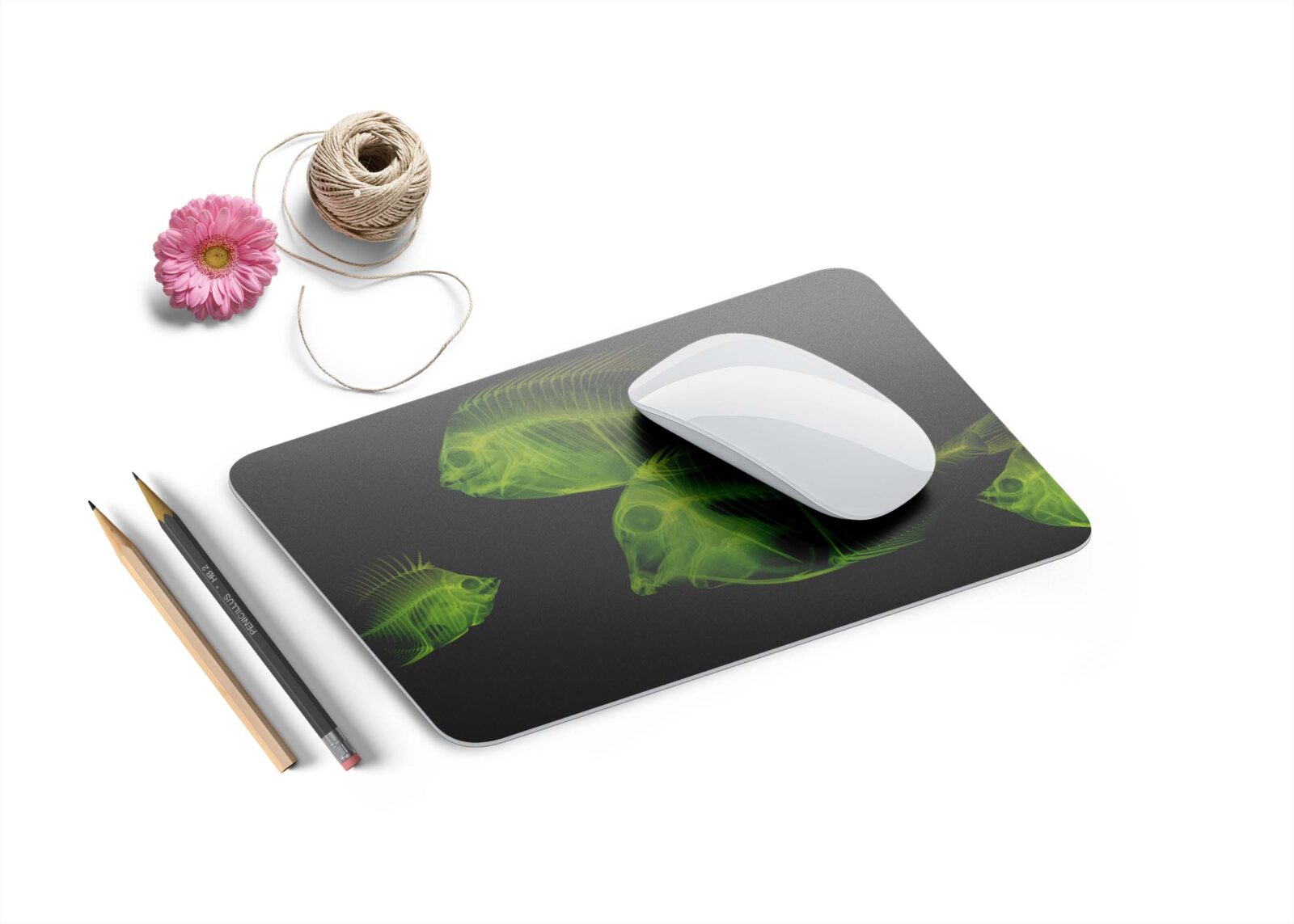 Free Apple Mouse Pad Mockup