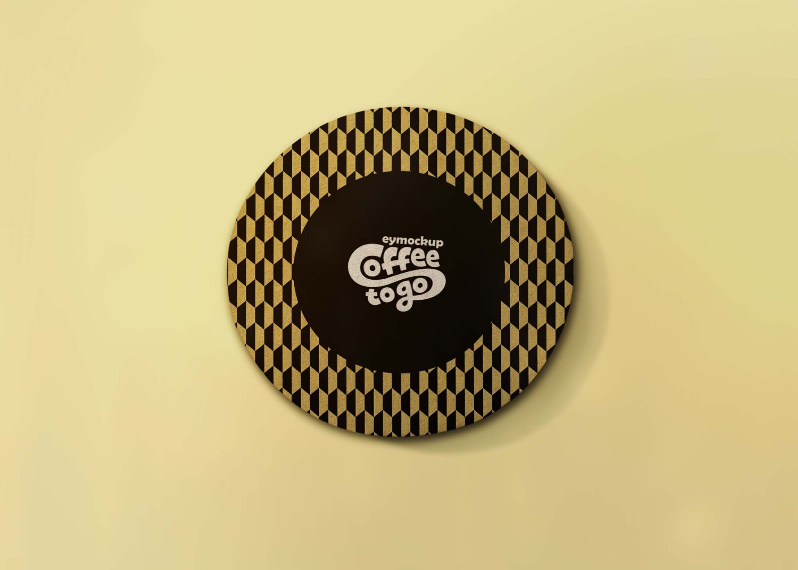 Free Art Coaster Mockup