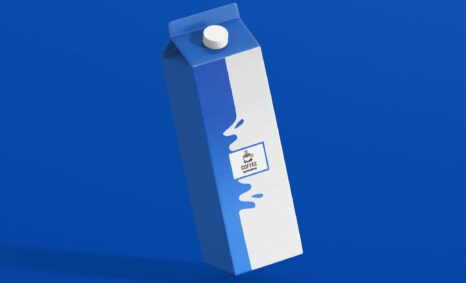Free Big Milk Packaging Mockup