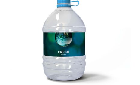Free Big Water Bottle Mockup