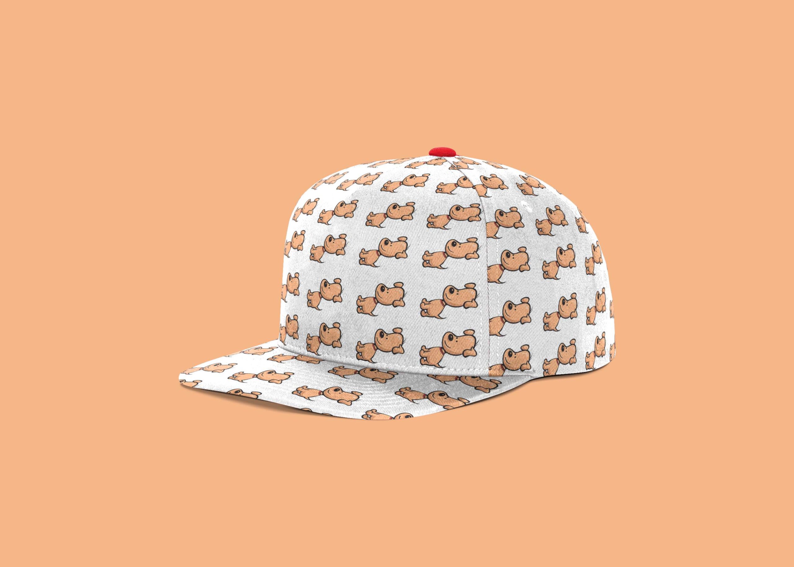 Free Branding Cap Logo Mockup