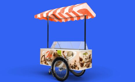 Free Branding Tricycle Mockup