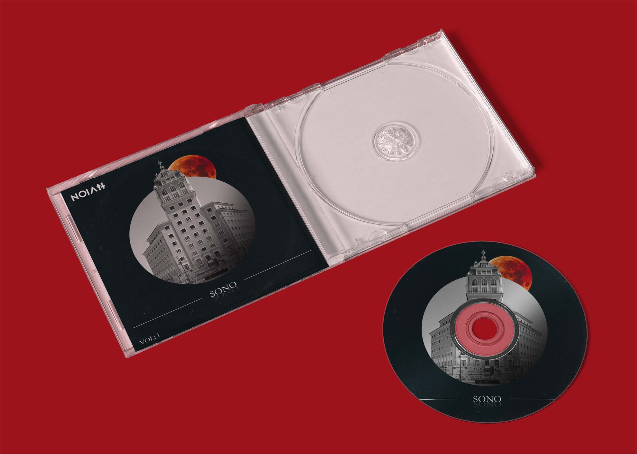 Free CD Plastic Case Mockup