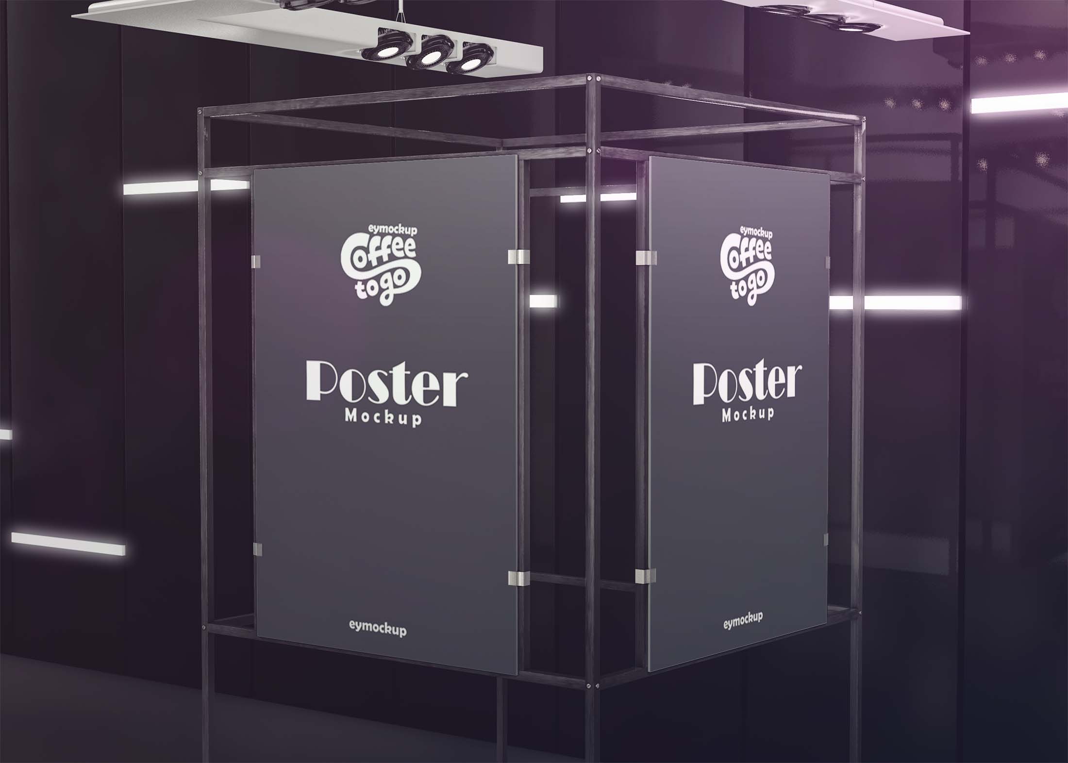 Free Classy Clean Poster Mockup