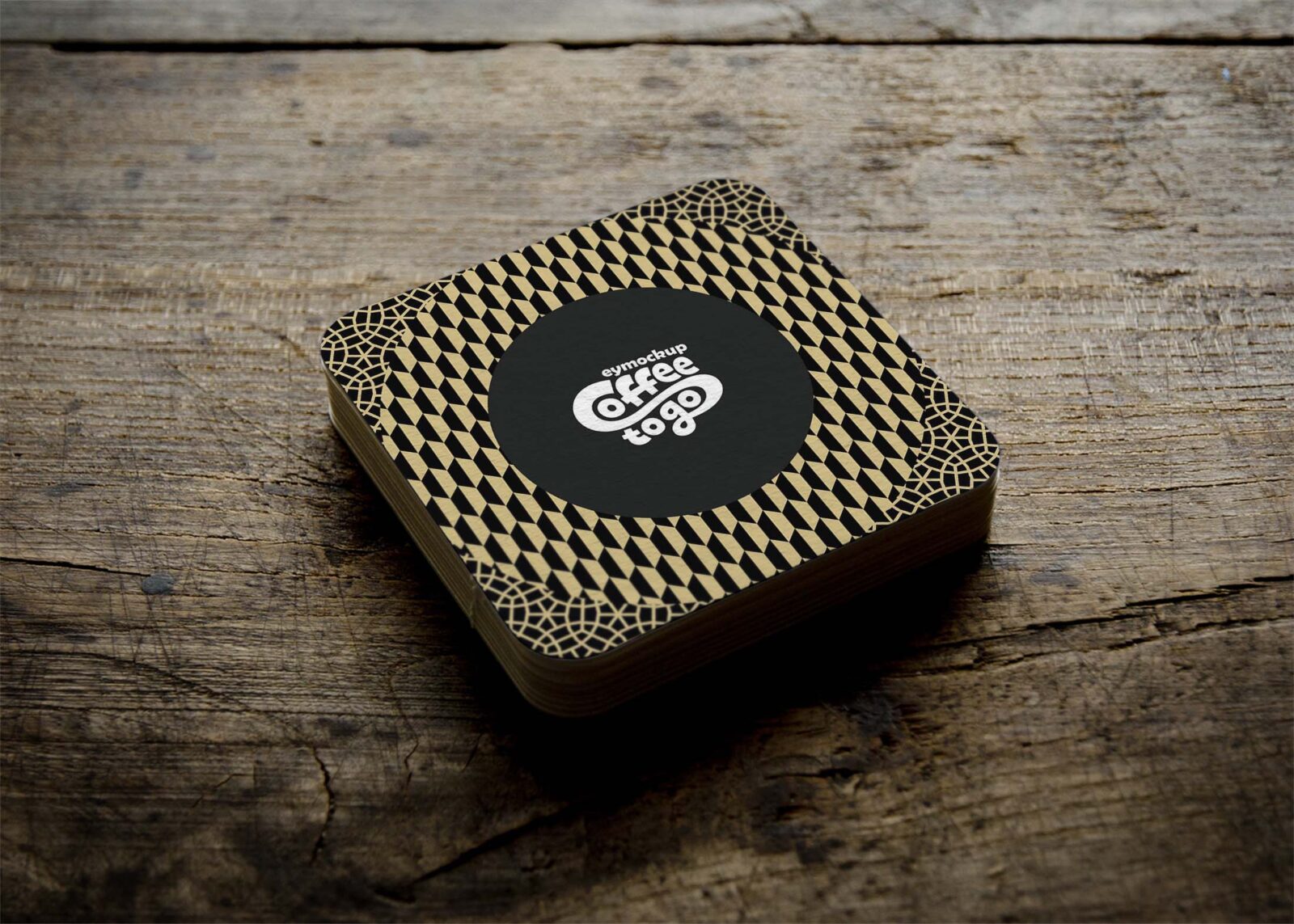 Free Coaster Mockup