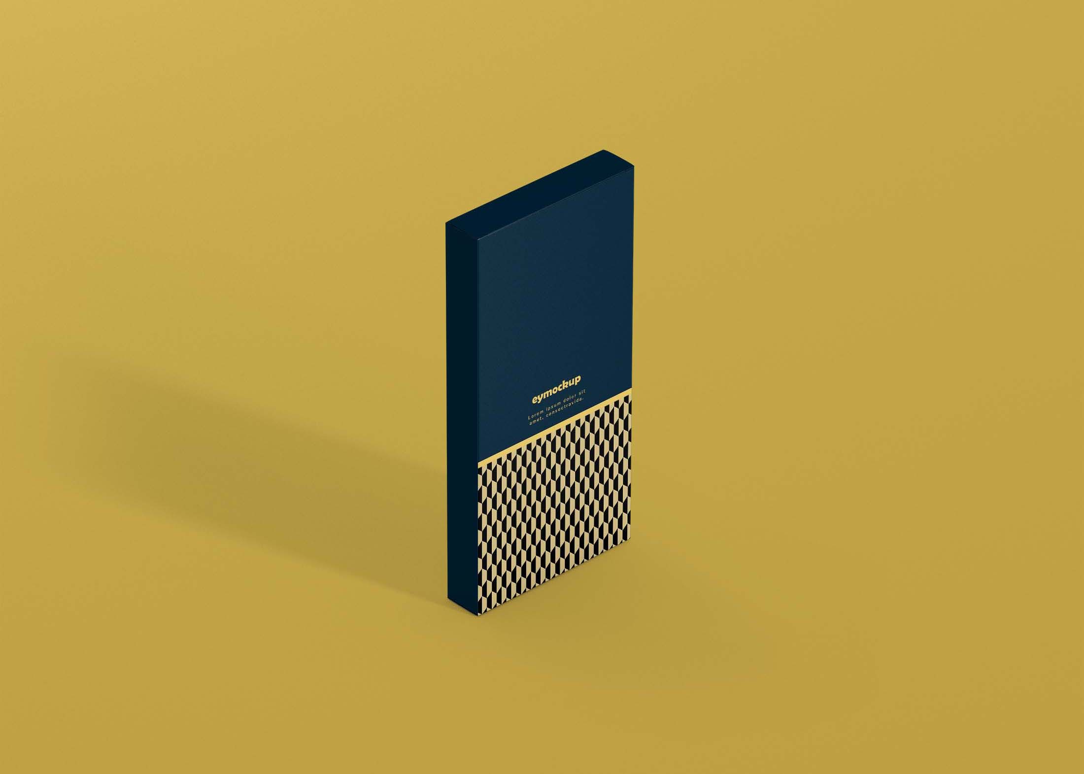 Free Color Pencil Box Mockup