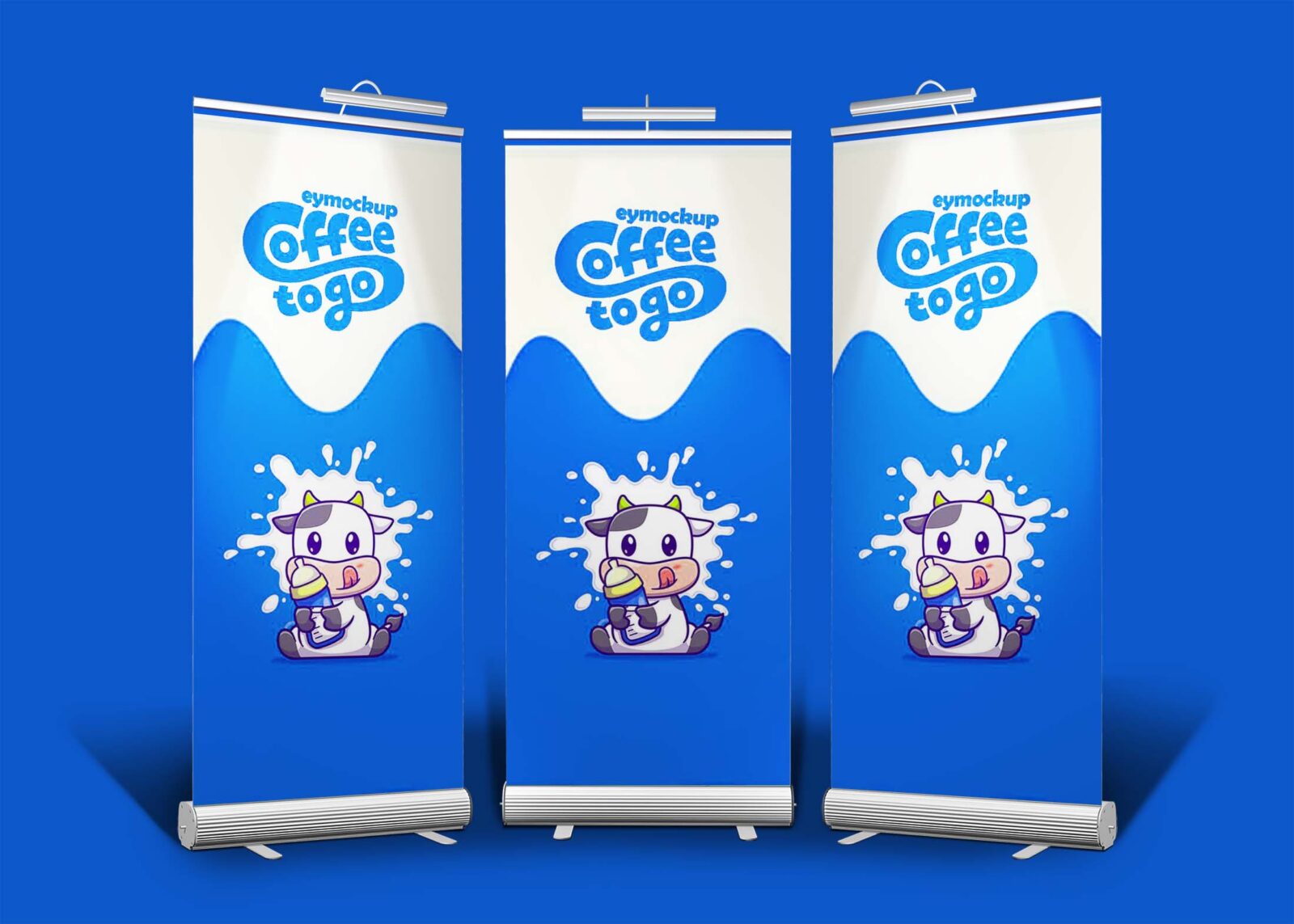 Free Editable Roll-up Banner Mockup