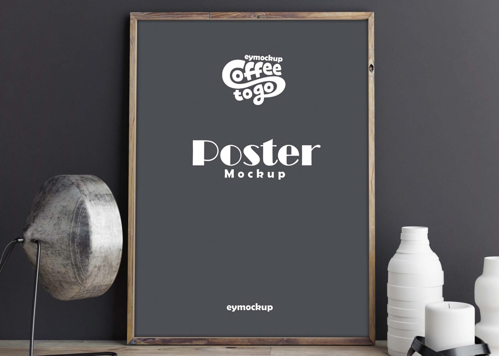 Free Editor PSD Poster Mockup