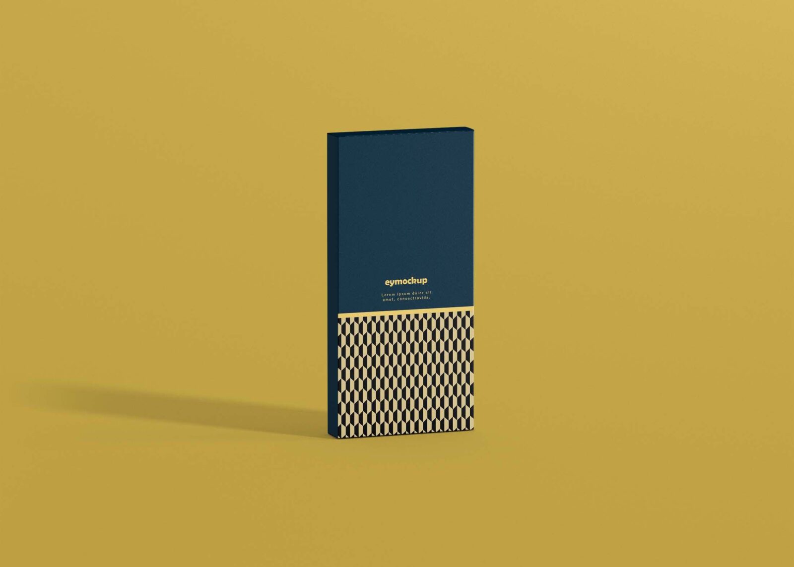 Free Flat Pencil Box Mockup