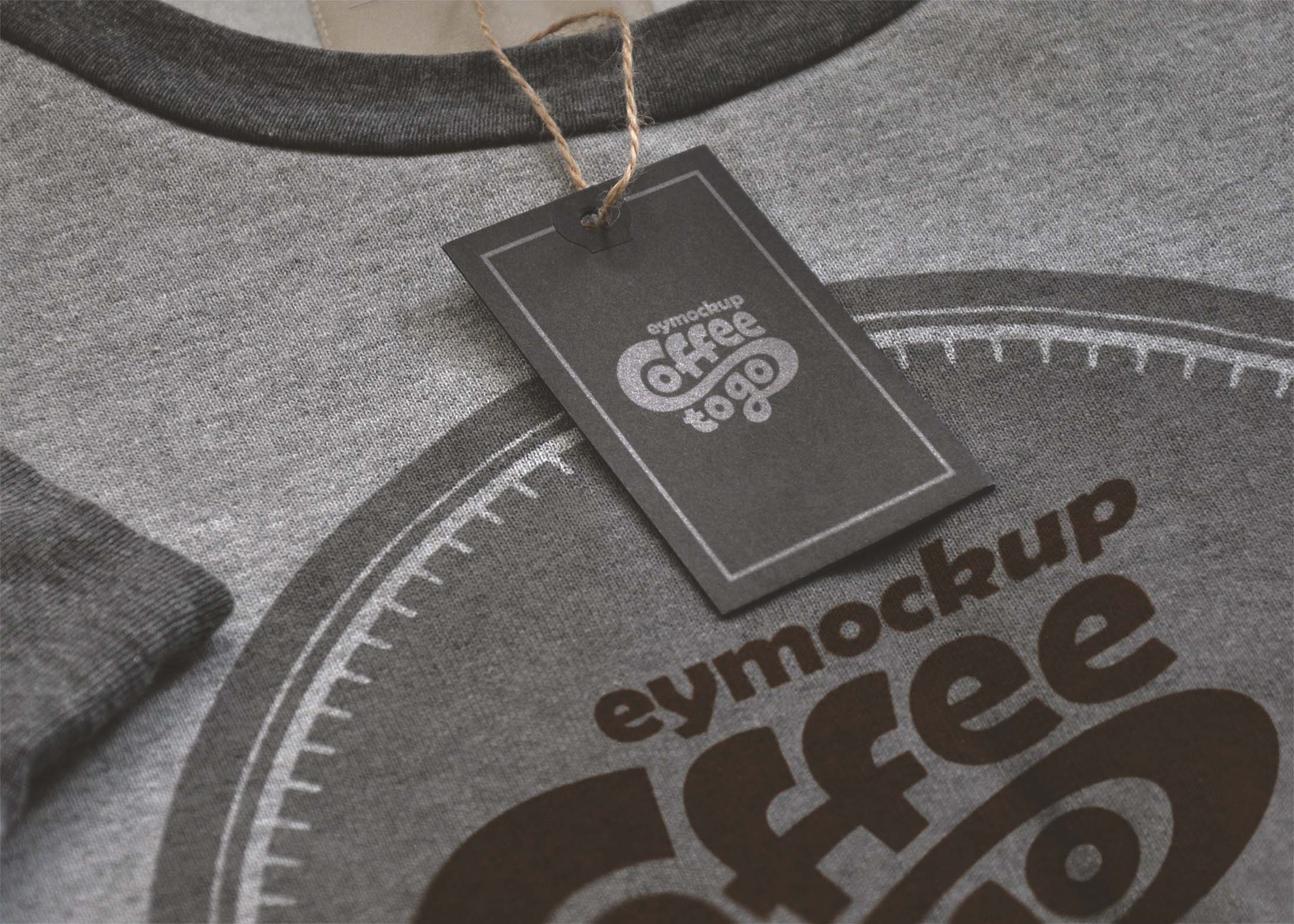 Free Hand Tag Mockup