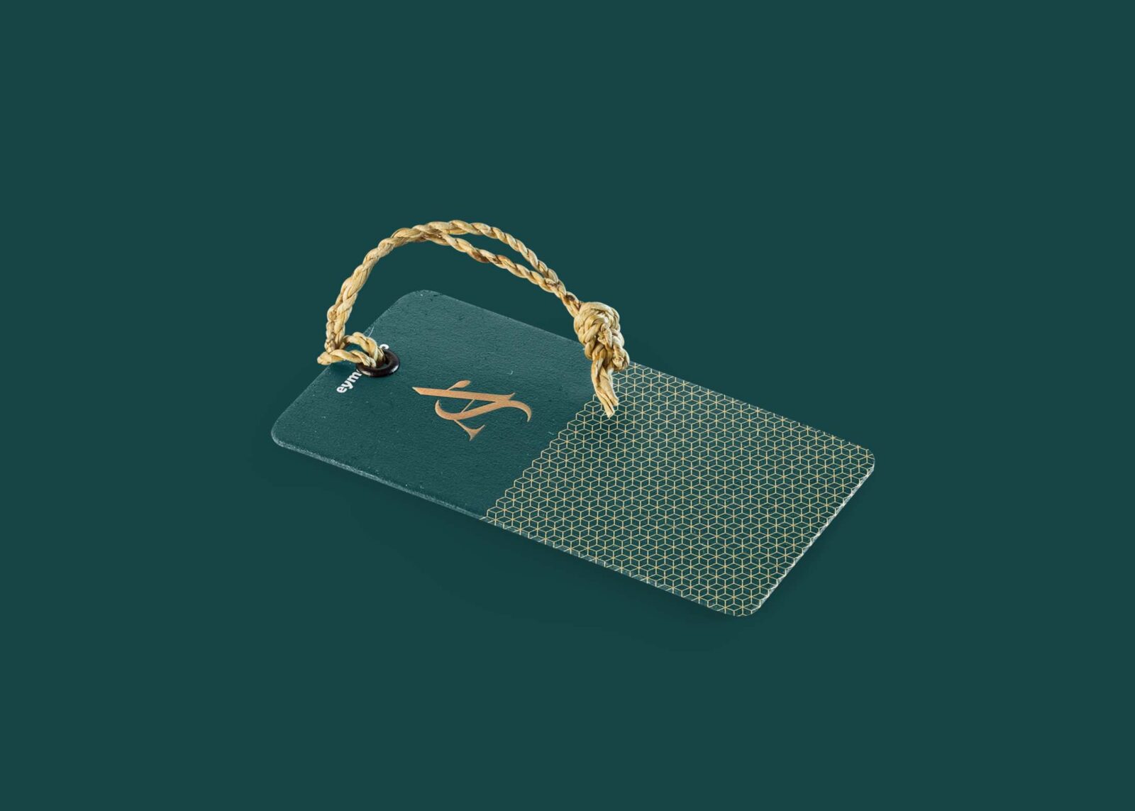 Free Luxury Gift Tag Mockup