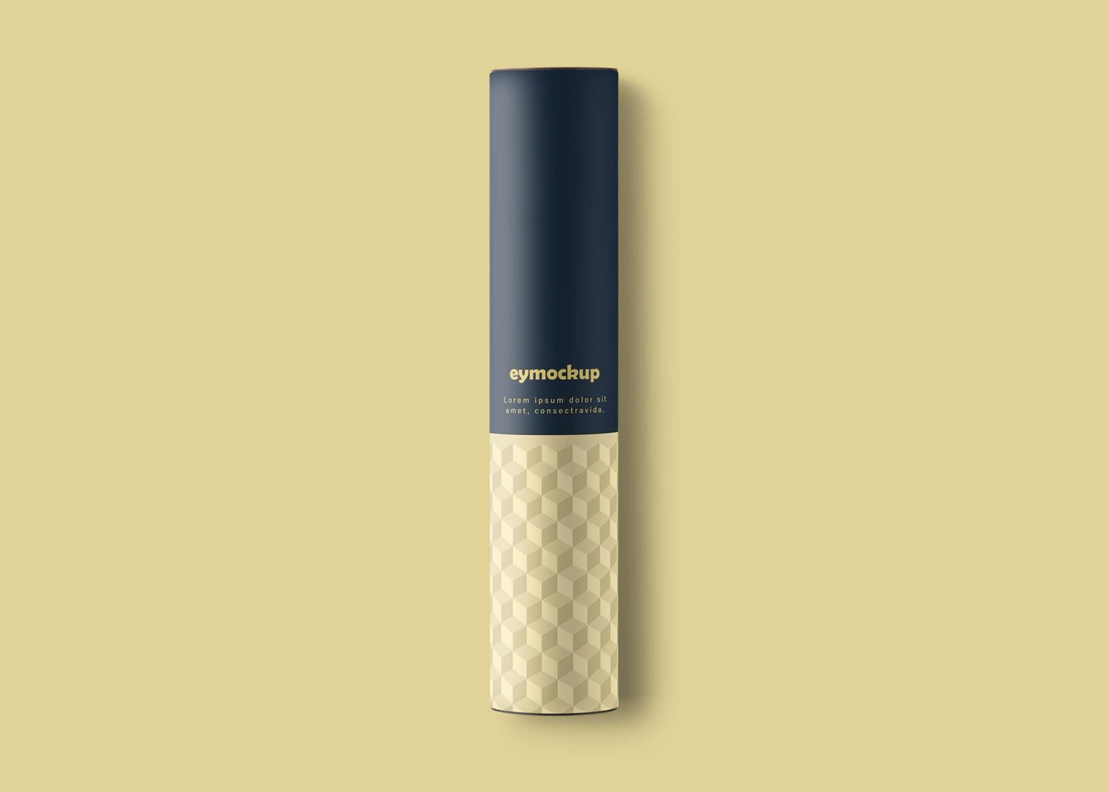 Free Luxury Tube Packaging Mockup